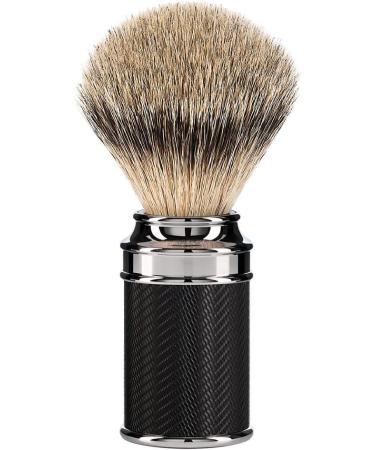 M HLE Traditional Shaving Set - Safety Razor Silvertip Badger Brush & Holder - Black Resin Handle - Premium Shaving Essentials - Buy Online on GoSupps.com
