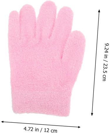 FRCOLOR 4 Pairs Gel Care Kit Grooming Gloves Hand Healing Man Suit Hand Softening Protective Gloves Small Cotton Gloves Hand Gloves Men Suit Sock Pink Yarn Women's Moisturizing - Buy Online on GoSupps.com