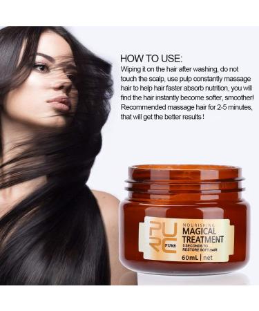 60ml Magical Hair Mask - Keratin Treatment for Dry Damaged Hair - Nourishing & Repairing - Hair Scalp Treatment - Buy Online on GoSupps.com
