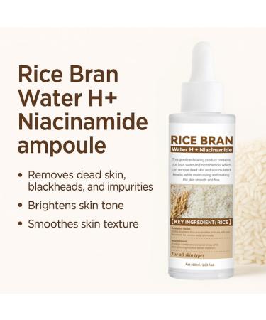 3PCS Essence Toner White Rice Ampoule Skin Softening Essence Exfoliate Face Scrub Dead Skin Fade Essence Brighten Body - Buy Online on GoSupps.com