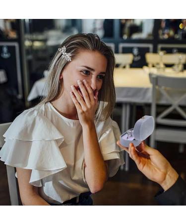 2 Pcs Rhinestone Hair Clips Shining Hair Barrettes Bridal Hair Barrettes Pins Leaf Wedding Hairpin Bride Pearl Crystal Hair Clips Silver Rhinestone Barrette Elegant Bridal Hair Accessories - Buy Online on GoSupps.com