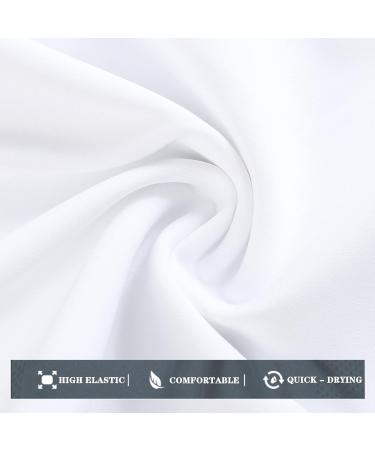 Kiderence Youth Girls White Athletic Capri Leggings - Size 11-13 Years | Dance, Running, Yoga Shorts - Buy Online on GoSupps.com