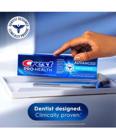 Crest Pro-Health Advanced Deep Clean Mint Toothpaste 2 Count (Pack of 1) - Buy Online on GoSupps.com