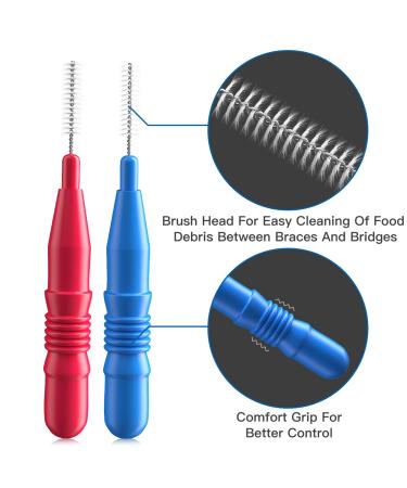 Interdental Brush Flossing Head (72 Count) - Easy-to-Use Tooth Cleaning Tool - 2.5mm/3mm - 1 Pack - Buy Online on GoSupps.com