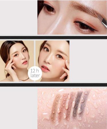 Longlasting Waterproof Eyebrow Pencil - Durable Automaric Liner in Grey | Choose from 5 Natural Colors for Long-Lasting Eyebrows - Buy Online on GoSupps.com