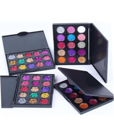 DOITOOL 2pcs 15 Eye Shadow Eyeshadow Matt Makeup Palette Eyeshadow Powder Eyeshadow Palette Diamond Tray - Buy Online on GoSupps.com