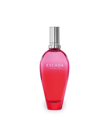 Escada Flor del Sol Eau de Toilette Women's Floral Perfume With Notes of Fresh Tequila Sunrise Accord Dahlia Blossom & Sandalwood Luxury Perfumes for Women Long Lasting Fragrance 3.3 Fl Oz (Pack of 1)