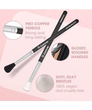 Professional Eyeshadow Brush Set for Shading and Blending - Smoky Eye Makeup Brushes Kit for Cream, Powder, and Highlighter - Buy Online on GoSupps.com