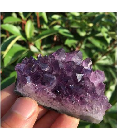 Stone Crafts Natural Dream Amethyst Quartz Crystal Cluster Specimen 50-60g Reiki Crystals - Buy Online on GoSupps.com