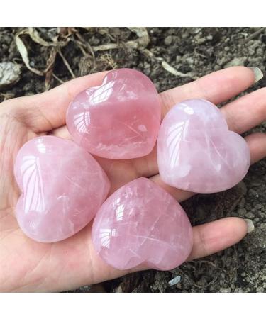 Natural Crystal Rough Natural Natural Rose Quartz Crystal Carved Heart Shaped Ornament for Lover Decoration Stone - Buy Online on GoSupps.com