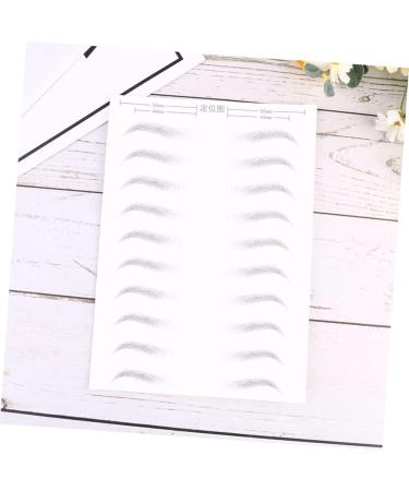 NOLITOY 2 Sheets 6d Eyebrow Sticker Brow Tatoo Eyebrow Makeup Tools Eyebrow Stickers Patch Artificial 3d - Buy Online on GoSupps.com