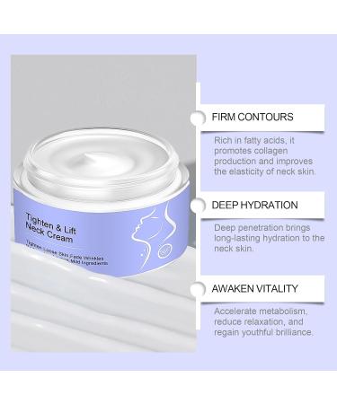 Neck Firming Cream for Skin Tightening - Tighten&Lift Neck Cream Firming Neck Cream Tightening Lifting Sagging Skin Neck Tightening Creams Anti Wrinkle Cream Smoothes And Repair Decolletage Cream - Buy Online on GoSupps.com
