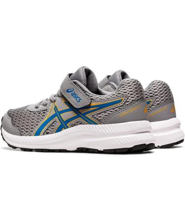 ASICS Kid's Contend 7 Toddler Running Shoes - Size 10 Little Kid - Sheet Rock/Electric Blue - Buy Online on GoSupps.com