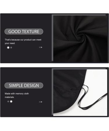 NOLITOY Hairdressing Apron | Barber & Stylist Sleeveless Work Bib | Durable Black Salon & Kitchen Cutting Cape - Buy Online on GoSupps.com