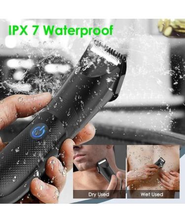 Professional Hair Clippers for Men | Waterproof Trimmer for Groin Body & Armpit Hair | Ceramic Blade Wet/Dry Grooming Tool - Buy Online on GoSupps.com