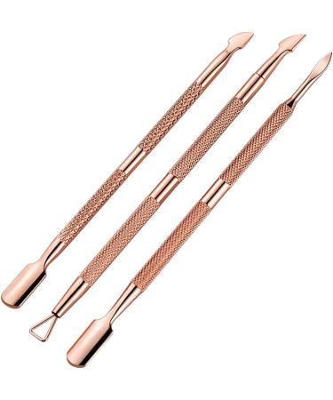 SCUDGOOD Durable Pedicure Manicure Tools For Fingernails Toenails Cuticle & Nail Care Set Stainless Steel Cuticle Pusher Spoon S Nail Cuticle Pusher Dual-end Cuticle Pusher - Buy Online on GoSupps.com