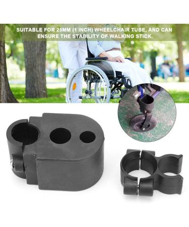 Walking Stick Holder for Wheelchair, Walker & Rollator - Mobility Aid Accessory for Elderly & Disabled Users - Buy Online on GoSupps.com