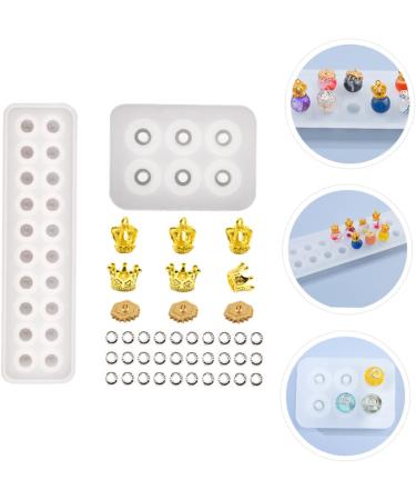 STOBOK 3 Pcs Pendant Silicone Mold Silicone Molds Sphere Beads Creative Crystal Epoxy Mold Epoxy Resin Flat As Shown 23X6.2CM - Buy Online on GoSupps.com