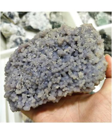 Real Natural Grape Agate Purple Prehnite Specimen Raw Collectibles Stones and Crystals Decor (Size : 300-400g one) - Buy Online on GoSupps.com