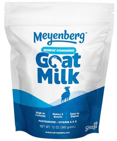 Meyenberg Goat Milk Nonfat Powdered Goat Milk 12 oz (340 g)