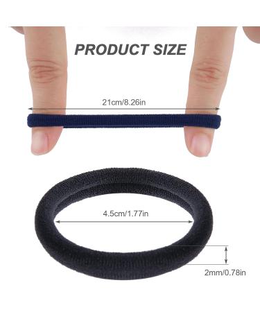 Buy Cobee 100pcs Hair Ties for Women - Elastic Ponytail Holders & Hair Accessories (Kpop Style 4mm) - International Shipping Available - Buy Online on GoSupps.com