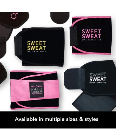 Sweat Sweat Waist Trimmer Xtra-Coverage Belt - Premium Waist Trainer for Better Sweat - Medium - Buy Online on GoSupps.com
