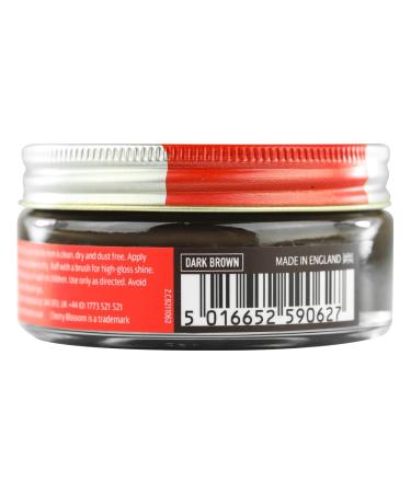 Cherry Blossom Footwear Renovating Shoe Cream Care Product Dark Brown 50ml