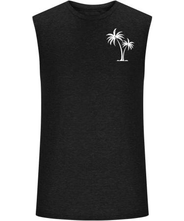 Men's Stretch Cotton Tank Top Comfortable Short Arm Workout Undershirt for Fitness & Bodybuilding - Regular Fit | 2024 Athletic Black - Buy Online on GoSupps.com