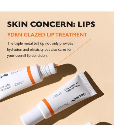 Genabelle PDRN Glazed Lip Treatment Hydrating & Plumping Lip Balm with PDRN & Peptides for Soft Glossy Lips Intensive Lip Repair & Moisture Lock- 0.33 fl oz - Buy Online on GoSupps.com