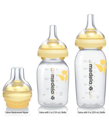 Medela Calma Feeding Set  Includes 2 - 8 Ounce Bottles  Made Without BPA - Buy Online on GoSupps.com