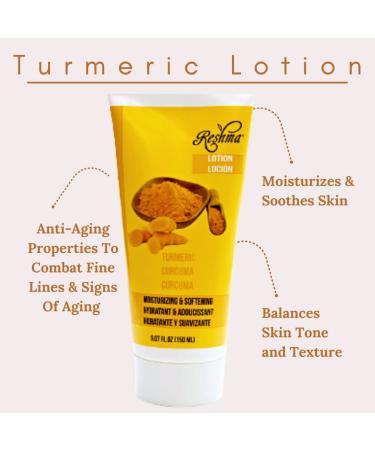 Reshma Beauty Turmeric Gold Skincare Set | Brightening Face Wash Scrub & Lotion | Hydrating & Deep Cleansing for All Skin Types | Cruelty-Free - Buy Online on GoSupps.com