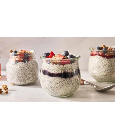 Raw Chia Seeds (200g/7.05oz) - Premium Quality, Vegan, Gluten-Free, GMO-Free - Buy Online on GoSupps.com