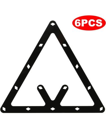 CM Pack of 6 Sheets Magic Ball Rack Pro Triangle Billiards Rack with Pool Table Marker Dots - Rack 8, 9, 10 Ball Combo Pack and Snooker - Buy Online on GoSupps.com