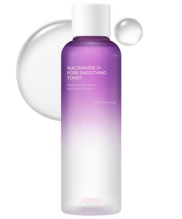 JUMISO Niacinamide 2% + PHA/BHA Pore Smoothing Toner (205ml/6.93 fl oz), 1% TXA + Glutathione, Glass Skin Prep, Gentle Exfoliation for Textured Skin, Unscented, Korean Skincare