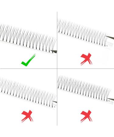 Premade 3D Eyelash Extensions - Handmade Russian Volume Fans | Soft Mink Individual Eyelashes 8-14mm - International Supplier - Buy Online on GoSupps.com