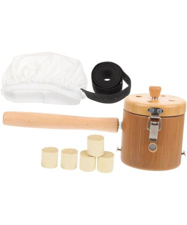 Solustre Handheld Moxibustion Device with Metal Clamps & Safety Covers - Rabbit Massager for Pain Relief | International Shipping Available - Buy Online on GoSupps.com