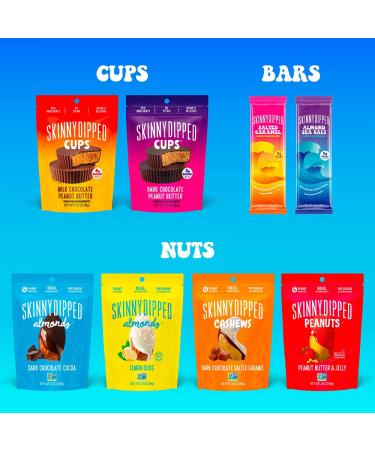 SkinnyDipped Skinny Dipped Cashews Dark Chocolate Salted Caramel 3.5 oz (99g) - Buy Online on GoSupps.com