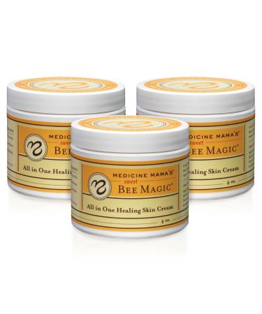Medicine Mama's Apothecary Sweet Bee Magic All in One Healing Skin Cream 3 Count/12 Ounces Total