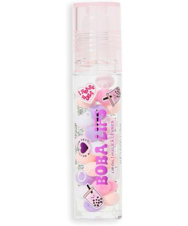 I Heart Revolution Boba Lips Lip Oil Moisturizing Lip Product Infused with Matcha Tea Extract Clear - Buy Online on GoSupps.com