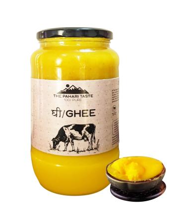 The Pahadi Taste A2 Desi Kuh-Ghee 1000 ml | Bio-Ghee | Hausgemachtes nat rliches Kuh-Ghee