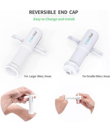 Memine EZ Bites Relief Suction Tool  3 Packs  Vacuum Venom Extractor  Itch Relief for Bee Sting  Remover for Saliva / Venom Left by Bites  Naturally Reduce Itch & Swell  Kid Friendly  White 3 Count-e White - Buy Online on GoSupps.com