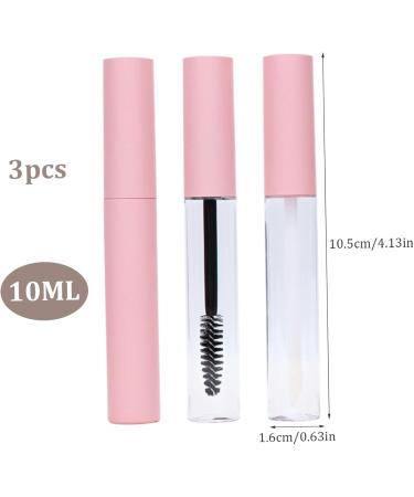 Empty Mascara Tube 3Pcs 10ml Empty Mascara Tube and Wand Empty Lip Gloss and Eyeliner Tube Refillable Mascara Tubes Empty for Castor Oil Mascara Brushes - Buy Online on GoSupps.com