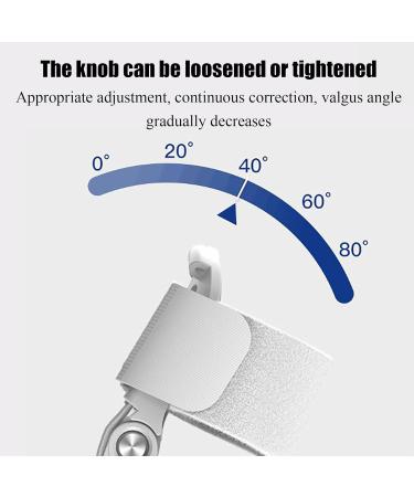 Adjustable Toe Straightener for Foot Bone Correction - Universal Design for Left and Right Feet - Thickened Silicone Pad - Ergonomic Thumb Valgus Corrector - Buy Online on GoSupps.com