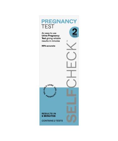 SELFCheck Pregnancy Urine Test (Contains 2 Tests)