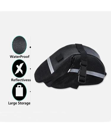 Fayemint Waterproof Bicycle Saddlebag | Reflective Bike Pocket with Water Bottle Holder - Perfect for International Shipping - Buy Online on GoSupps.com