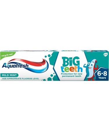  Aquafresh Aquafresh Big Teeth Toothpaste for Children 6-8 Years 50ml (Pack of 6) - Buy Online on GoSupps.com
