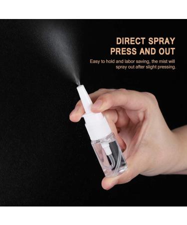 FOMIYES 10ml White Empty Plastic Nasal Spray Bottles Pump Sprayer Mist Nose Spray Refillable Bottle for Saline Water Wash Applications Pack of 20 Pump Bottles - Buy Online on GoSupps.com