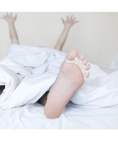 Eufance Gel Toe Separator for Hallux Valgus Correction | Pain Relief for Yoga & Sports | 2 Pairs (4 Pieces) - Perfect Nail Pedicure Manicure Tool - Buy Online on GoSupps.com