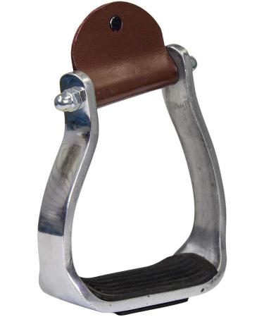 Tahoe Tack Angled Engraved Knee Relief Western Show Stirrups - Comfort and Style for Western Riders - Buy Online on GoSupps.com