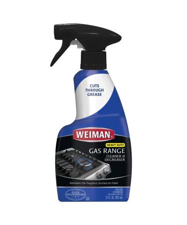 Weiman Gas Range Cleaner and Degreaser - 12 Ounce - Packaging May Vary